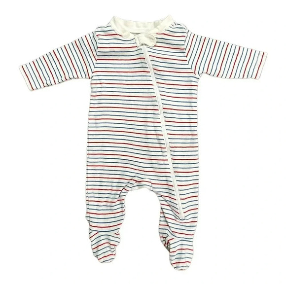 GAP | Bundle of Footed Onesies (0-3 mos) - Picture 2 of 5